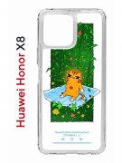 Чехол-накладка Huawei Honor X8 4G (638517) Kruche PRINT Мурмьюзик