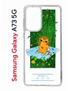 Чехол-накладка Samsung Galaxy A73 5G (638565) Kruche PRINT Мурмьюзик
