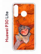Чехол-накладка Huawei P30 Lite (585137) Kruche PRINT Зак в мире снов