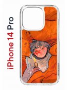 Чехол-накладка Apple iPhone 14 Pro (625958) Kruche PRINT Зак в мире снов