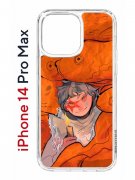 Чехол-накладка Apple iPhone 14 Pro Max (625953) Kruche PRINT Зак в мире снов