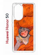 Чехол-накладка Huawei Honor 50 (610635) Kruche PRINT Зак в мире снов
