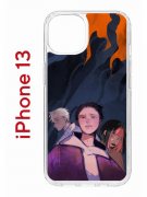 Чехол-накладка Apple iPhone 13 (606542) Kruche PRINT Со смыслом