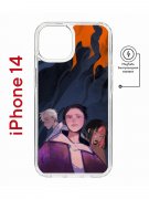 Чехол-накладка Apple iPhone 14  (625959) Kruche PRINT Со смыслом