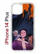 Чехол-накладка Apple iPhone 14 Plus (625954) Kruche PRINT Со смыслом