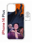 Чехол-накладка Apple iPhone 14 Plus (625965) Kruche PRINT Со смыслом