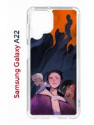 Чехол-накладка Samsung Galaxy A22 4G (606545) Kruche PRINT Со смыслом