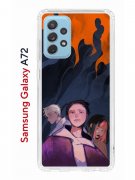 Чехол-накладка Samsung Galaxy A72 (598893) Kruche PRINT Со смыслом