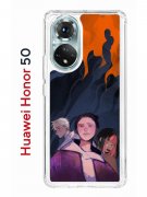 Чехол-накладка Huawei Honor 50 (610635) Kruche PRINT Со смыслом