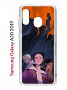 Чехол-накладка Samsung Galaxy A20 2019 (580663) Kruche PRINT Со смыслом