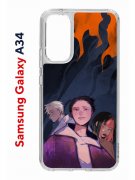 Чехол-накладка Samsung Galaxy A34 5G (637294) Kruche PRINT Со смыслом