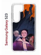 Чехол-накладка Samsung Galaxy S23 (638518) Kruche PRINT Со смыслом