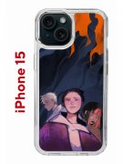 Чехол-накладка Apple iPhone 15 (641578) Kruche PRINT Со смыслом