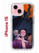 Чехол-накладка Apple iPhone 15 (641578) Kruche PRINT Со смыслом