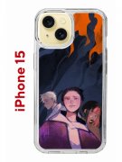 Чехол-накладка Apple iPhone 15 (641578) Kruche PRINT Со смыслом