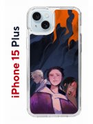 Чехол-накладка Apple iPhone 15 Plus (641587) Kruche PRINT Со смыслом