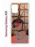 Чехол-накладка Samsung Galaxy A51 (582691) Kruche PRINT Чувства Бена
