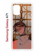 Чехол-накладка Samsung Galaxy A71 (582679) Kruche PRINT Чувства Бена
