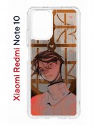 Чехол-накладка Xiaomi Redmi Note 10 (596589) Kruche PRINT Чувства Бена