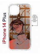 Чехол-накладка Apple iPhone 14 Plus (625965) Kruche PRINT Чувства Бена