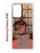 Чехол-накладка Samsung Galaxy A52 (598894) Kruche PRINT Чувства Бена