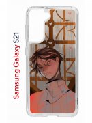 Чехол-накладка Samsung Galaxy S21 (594685) Kruche PRINT Чувства Бена