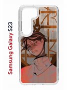 Чехол-накладка Samsung Galaxy S23 (638518) Kruche PRINT Чувства Бена