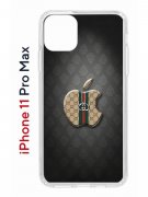 Чехол-накладка Apple iPhone 11 Pro Max (580662) Kruche PRINT LuxG