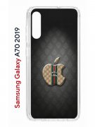 Чехол-накладка Samsung Galaxy A70 2019 (580673) Kruche PRINT LuxG