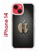 Чехол-накладка iPhone 14 Kruche Print LuxG