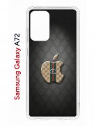 Чехол-накладка Samsung Galaxy A72 (598893) Kruche PRINT LuxG