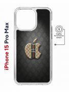 Чехол-накладка iPhone 15 Pro Max Kruche Magnet Print LuxG