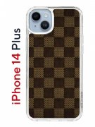 Чехол-накладка iPhone 14 Plus Kruche Print LuxPaper