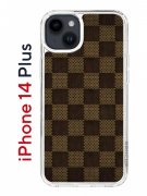Чехол-накладка iPhone 14 Plus Kruche Print LuxPaper