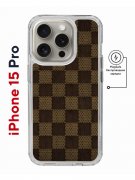 Чехол-накладка iPhone 15 Pro Kruche Magnet Print LuxPaper