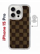 Чехол-накладка iPhone 15 Pro Kruche Magnet Print LuxPaper