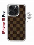 Чехол-накладка iPhone 15 Pro Kruche Magnet Print LuxPaper