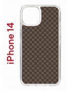 Чехол-накладка iPhone 14 Kruche Print LuxPaper 2