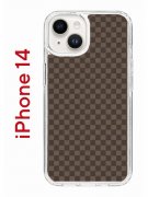 Чехол-накладка iPhone 14 Kruche Print LuxPaper 2