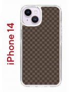Чехол-накладка iPhone 14 Kruche Print LuxPaper 2