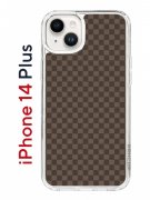 Чехол-накладка iPhone 14 Plus Kruche Print LuxPaper 2