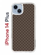 Чехол-накладка iPhone 14 Plus Kruche Print LuxPaper 2