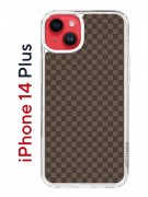 Чехол-накладка iPhone 14 Plus Kruche Print LuxPaper 2
