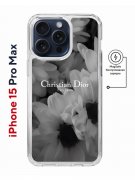 Чехол-накладка iPhone 15 Pro Max Kruche Magnet Print Dior 1