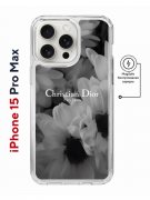 Чехол-накладка iPhone 15 Pro Max Kruche Magnet Print Dior 1