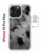 Чехол-накладка iPhone 15 Pro Max Kruche Magnet Print Dior 1