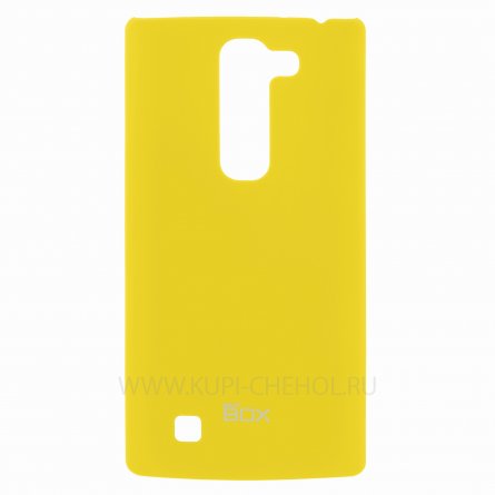 Чехол пластиковый LG H502 Optimus Magna Skinbox 4people жёлтый