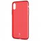 Чехол-накладка iPhone X/XS Baseus Simple Red