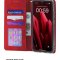 Чехол книжка Xiaomi Redmi Note 7/Note 7 Pro Kruche Purse Croc Red