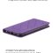 Чехол книжка iPhone 15 Plus Kruche Rhombus Lilac